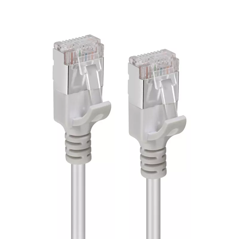 Microconnect V-FTP6A0015-schlank cavo di rete grigio 0,15 m Cat6a U/FTP (STP)