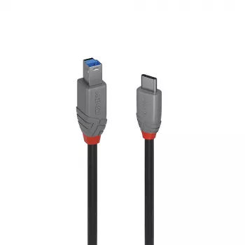 Lindy cavo USB 3.2 Type-C su B 0,5 m 5 Gbit/s nero