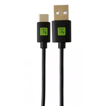 Techly ICOC MUSB20-CMAM01T cavo USB USB 2.0 0,1 m USB A USB C nero