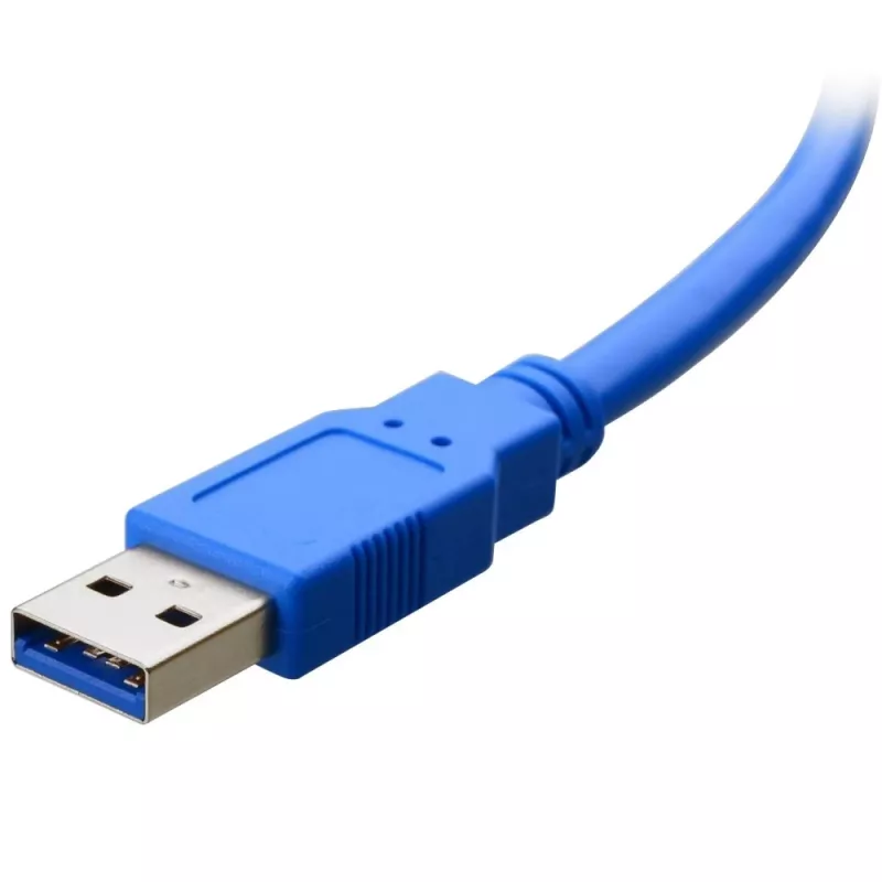 Cavo USB TECHLY ICOC-MUSB3-A-005 — USB A su Micro-USB B, USB 3.2 Gen 1 (5 Gbit/s), 0,5 m, blu