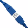 Techly cavo di prolunga USB 3.0, connettore maschio A / connettore femmina A, 1 m, blu ICOC U3-AA-10-EX