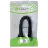 Techly cavo USB 2.0 connettore maschio A / connettore maschio Mini B 90° 1,8 m nero ICOC MUSB-AA-018ANG