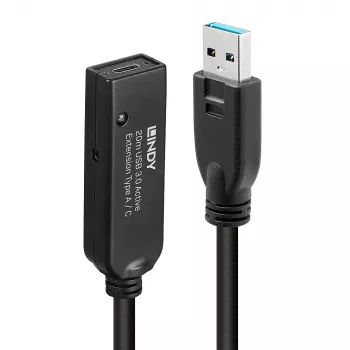 Lindy 20 m prolunga attiva USB 3.0 Type A su C