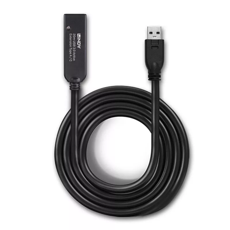 Lindy 20 m prolunga attiva USB 3.0 Type A su C