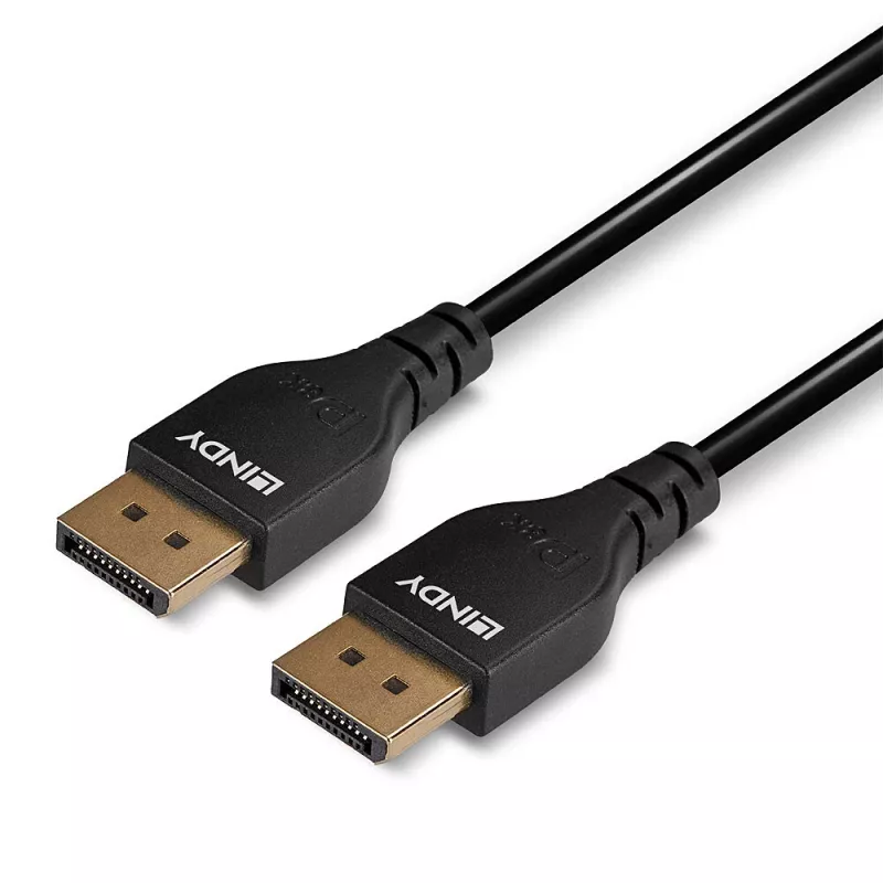 Lindy cavo DisplayPort 1.4 schlank 0,5 m