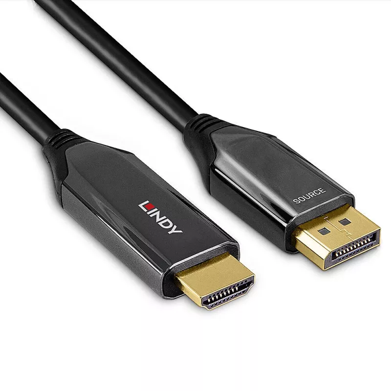 Cavo attivo Lindy 1m DisplayPort 1.4 a HDMI 8K60