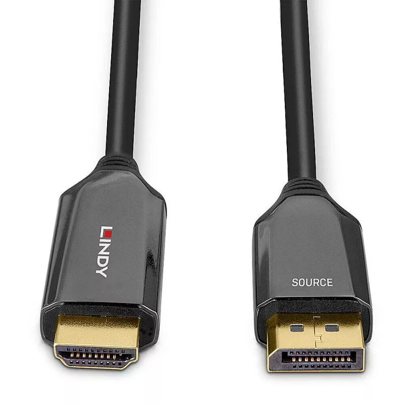 Cavo attivo Lindy 1m DisplayPort 1.4 a HDMI 8K60