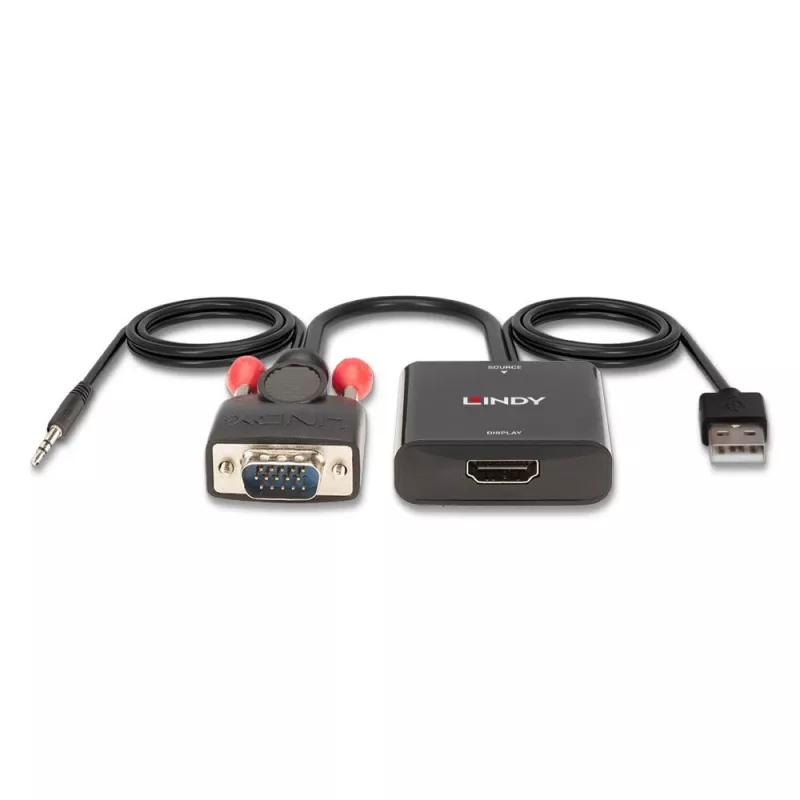 Convertitore VGA e audio a HDMI Lindy 38284