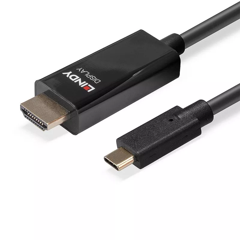 Cavo adattatore Lindy 5m USB Type-C a HDMI 4K60 con HDR