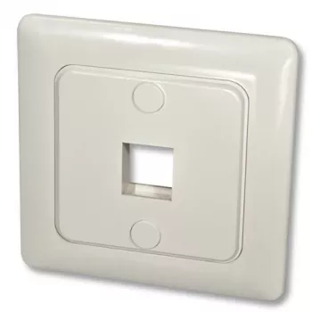 Lindy 60543 Placca a parete/copri interruttore bianco