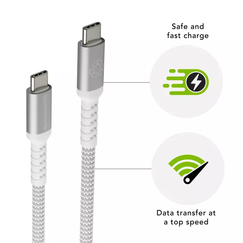 dbramante1928 re-charge Pro – cavo BRD 2,5 m USB-C a USB-C 100 W