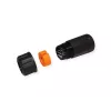 VALUE 21.99.3007 accoppiatore RJ-45 schermato, Cat.6A, per esterni e uso industriale, nero