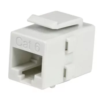 Connettore femmina keystone RJ45 Cat 6 StarTech.com bianco accoppiatore di rete - F/F