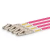 Lanview LVO230501-MTP cavo in fibra ottica InfiniBand 1 m viola