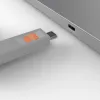 Set blocca porte USB-C Lindy, 4 pz., arancione