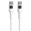 Techly ICOC-MUSB20-C60W1 Cavo USB USB 2.0 1 m USB-C bianco