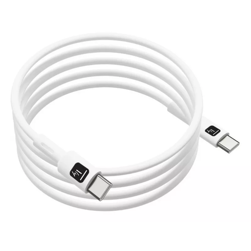 Techly ICOC-MUSB20-C60W1 Cavo USB USB 2.0 1 m USB-C bianco