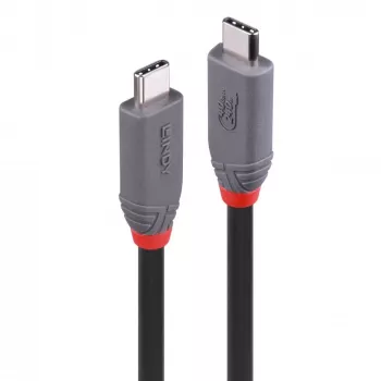 Cavo USB 4 Lindy 2m 240W Type-C 40 Gbit/s, USB4 Gen 3x2, nero