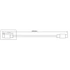 Microconnect DOCKUSB3.2CC1 Cavo USB USB 3.2 Gen 2 (3.1 Gen 2) 1 m USB C nero