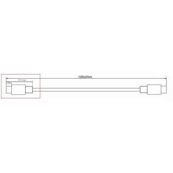 Microconnect DOCKUSB3.2CC1 Cavo USB USB 3.2 Gen 2 (3.1 Gen 2) 1 m USB C nero