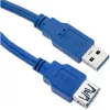 Techly Cavo di prolunga USB 3.0 A maschio / A femmina 3 m blu ICOC U3-AA-30-EX