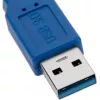 Techly Cavo di prolunga USB 3.0 A maschio / A femmina 0,5m blu ICOC U3-AA-005-EX