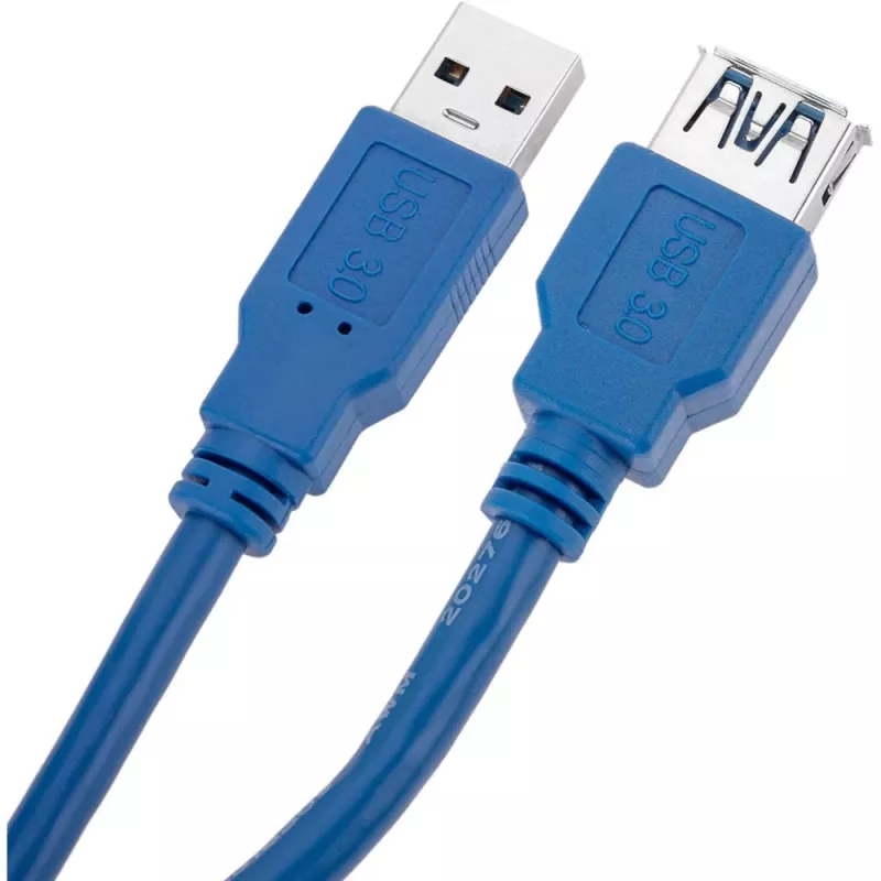 Techly Cavo di prolunga USB 3.0 A maschio / A femmina 0,5m blu ICOC U3-AA-005-EX