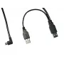 MicroConnect MC-WA1945B cavo splitter, USB 2.0 A maschio a USB 2.0 A maschio + Mini USB maschio