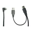 MicroConnect MC-WA1945B cavo splitter, USB 2.0 A maschio a USB 2.0 A maschio + Mini USB maschio