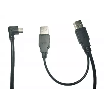 MicroConnect MC-WA1945B cavo splitter, USB 2.0 A maschio a USB 2.0 A maschio + Mini USB maschio