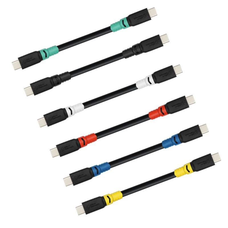 Cavo USB-C MicroConnect ColorFlex 100W USB3.2CC03-LSZH, USB-C su USB-C, USB 3.2, 100W PD, guaina LSZH