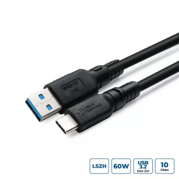Cavo adattatore USB-C su USB-A MicroConnect USB3.2AC1-LSZH, 1 m, USB 3.2
