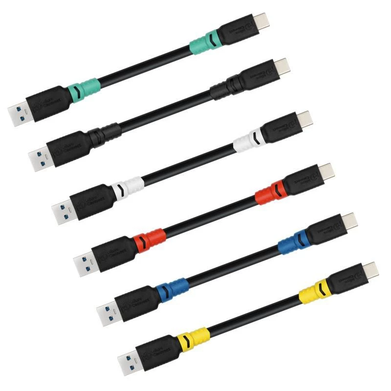 MicroConnect USB3.2AC3-LSZH ColorFlex cavo USB-C a USB-A, USB 3.2, 60 W, 10 Gbps, LSZH
