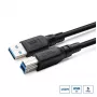 Cavo dati USB-A-B MicroConnect USB3.0AB2B‑LSZH 2 m, USB 3.2 Gen 1 (Micro-B/B), LSZH