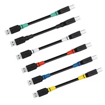 MicroConnect USB3.0AB3B-LSZH cavo USB 3.2 A-B Gen 1, 3 m, LSZH, ColorFlex
