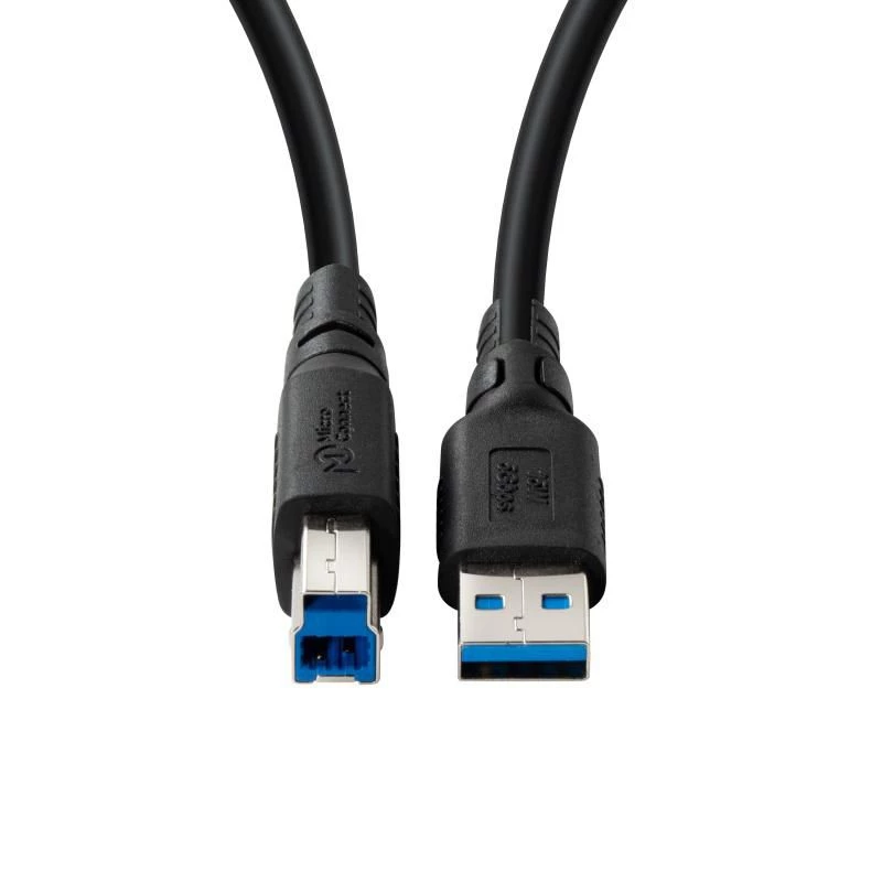 MicroConnect USB3.0AB3B-LSZH cavo USB 3.2 A-B Gen 1, 3 m, LSZH, ColorFlex