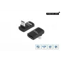 MicroConnect USB4-CCFAS90-240W Premium USB4 Gen 3x2 adattatore USB-C orizzontale a 90°, 240 W, 40 Gbps
