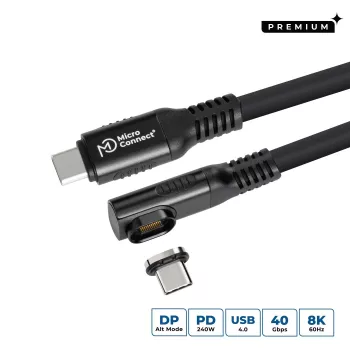 Microconnect MC-LS-USB4CC0.5-A Cavo USB 0,5 m USB-C nero