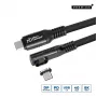 Microconnect MC-LS-USB4CC2.0-A Cavo USB 2 m USB-C nero