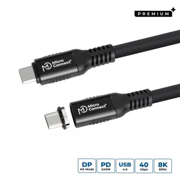 Microconnect MC-LS-USB4CC1.0 Cavo USB 1 m USB C nero