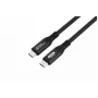 MicroConnect USB4CC05-240W-80GBPS Premium cavo USB4 Gen 4 USB-C, 0,5 m, 80 Gbps, 240 W