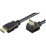 Microconnect HDM19192V2.0A90 cavo HDMI High Speed, HDMI tipo A, 2 m, nero