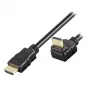 Cavo HDMI High Speed Techly con Ethernet A/A M/M 5 m angolato nero ICOC HDMI-LE-050