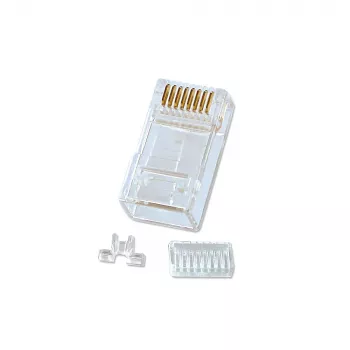 Connettore maschio RJ-45 non schermato Lindy, 8 pin CAT6, confezione da 10