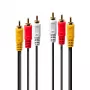 Cavo Lindy Premium AV 3xRCA su 3xRCA 2 m