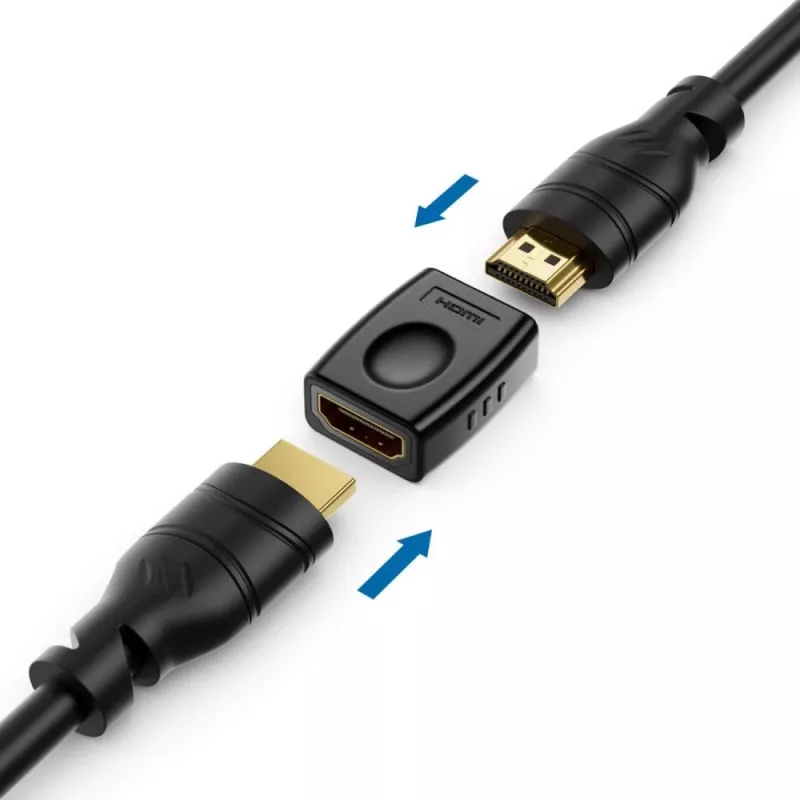 Adattatore cavo Techly IADAP-HDMI-F/F nero