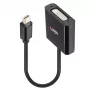 Convertitore attivo Lindy Mini DisplayPort a DVI 0,16 m nero