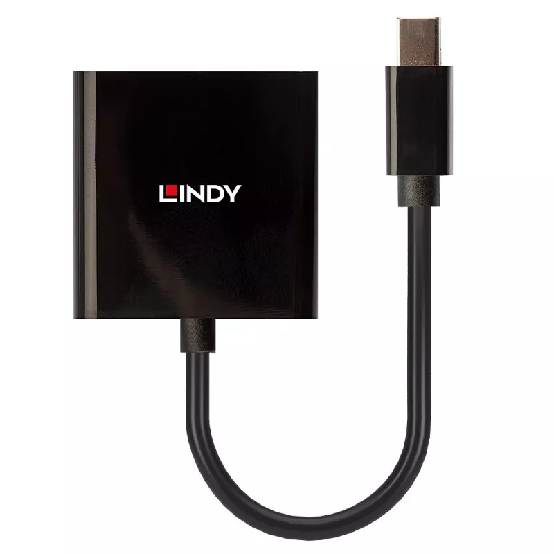 Convertitore attivo Lindy Mini DisplayPort a DVI 0,16 m nero