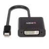 Convertitore attivo Lindy Mini DisplayPort a DVI 0,16 m nero