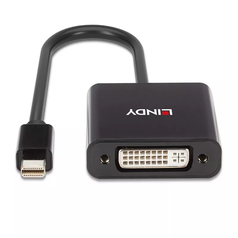 Convertitore attivo Lindy Mini DisplayPort a DVI 0,16 m nero